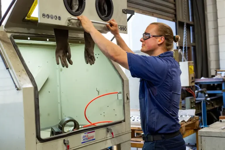 ABCO Precision Machining offers sandblasting services